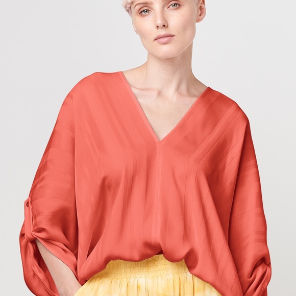 Anthropologie Tina +Jo Stripe Satin Kimono. - Picture 6 of 6